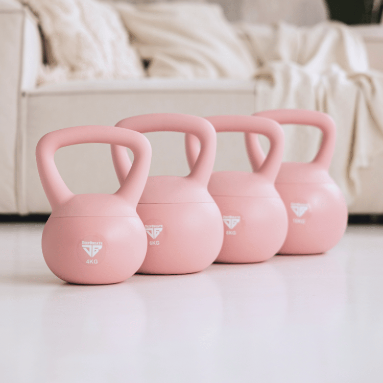 4 Soft Kettlebells - Pink Bundle