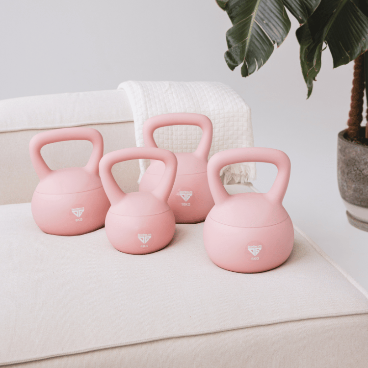 4 Soft Kettlebells - Pink Bundle